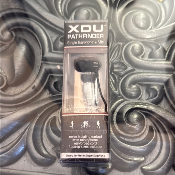 Far End Gear XDU Pathfinder Black and Silver Wired Single Earbud with Microphone - Picture 3 of 7